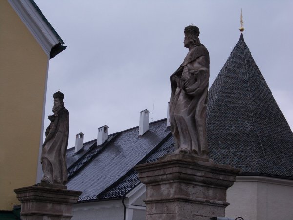 Mariazell templom bejárat